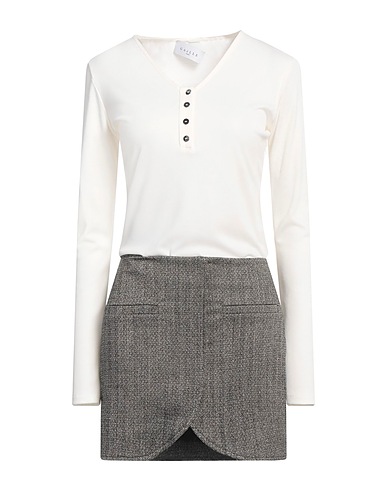 GAëLLE Paris ミニワンピース・ドレス ホワイト ポリエステル 72% / レーヨン 26% / ポリウレタン 2%