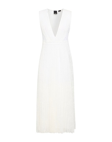 PINKO Long dress White Polyester