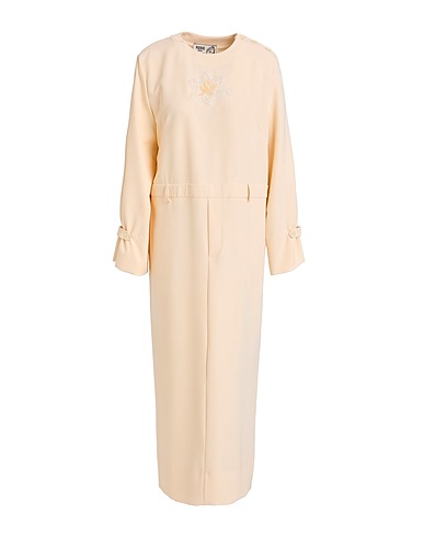 ROSIE ANTWERP Long dress Cream 95% Polyester, 5% Elastane
