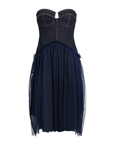 DIXIE Denim dress Blue 76% Cotton, 23% Polyester, 1% Elastane