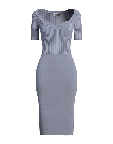 ELISABETTA FRANCHI Tubino Blu chiaro 65% Seta, 25% Poliammide, 10% Elastan