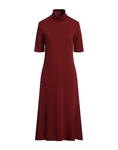 MAX MARA ひざ丈ワンピース LEISURE ボルドー トリアセテート 56% / ポリエステル 44%
