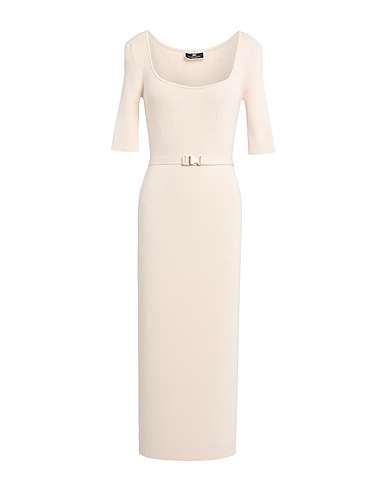 ELISABETTA FRANCHI Εφαρμοστό φόρεμα Κρεμ 70% Βισκόζη, 30% Πολυεστέρας