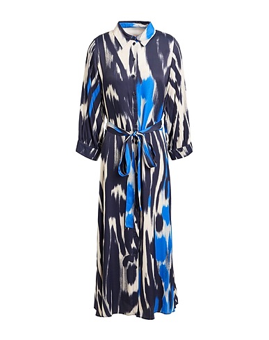 SENSO by ATMOSFASHION Midi dress Midnight blue 100% Viscose