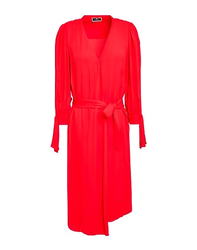 ELISABETTA FRANCHI Vestito midi Rosso 100% Viscosa