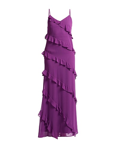 GAëLLE Paris Long dress Dark purple 100% Polyester