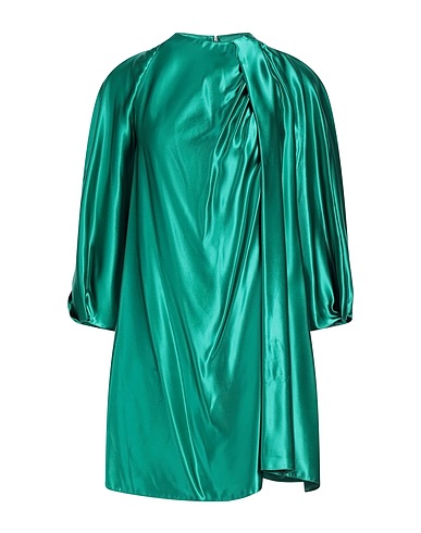 ELISABETTA FRANCHI Short dress Emerald green 100% Viscose