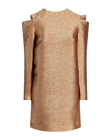 M MISSONI Vestito corto Oro 70% Poliestere, 30% Poliammide