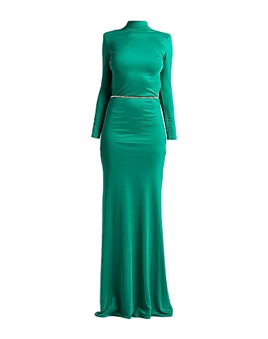 ELISABETTA FRANCHI Kleid für besondere Anlässe Smaragdgrün 96% Viskose, 4% Elastan
