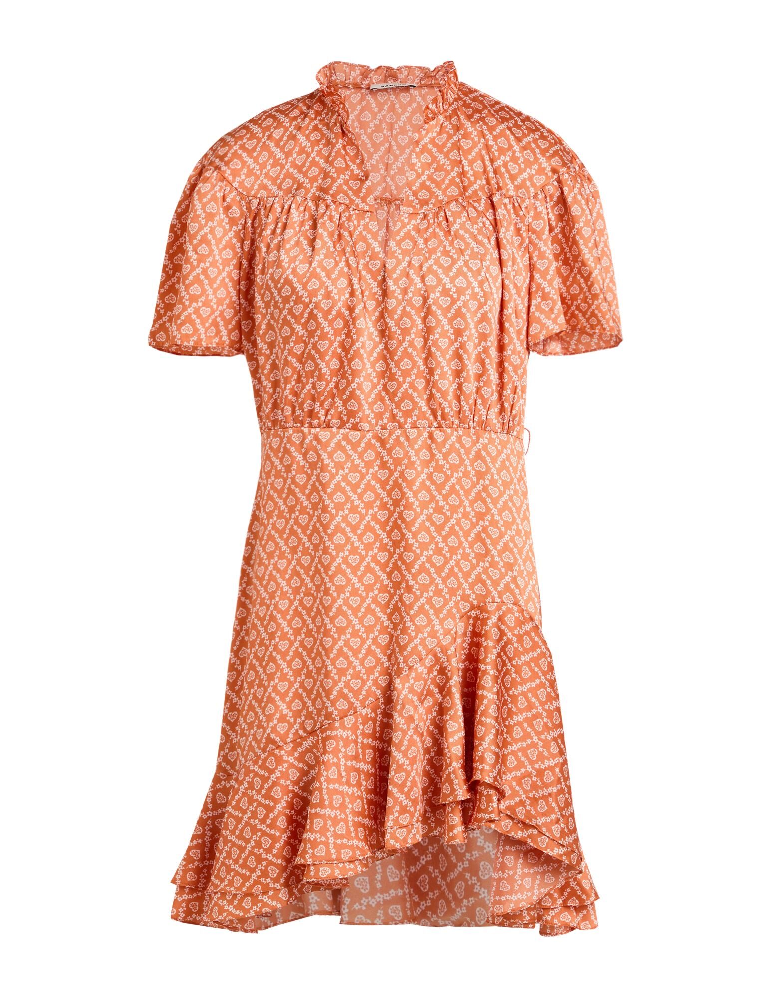 SANDRO シュミーズドレス SANDRO | シュミーズドレス レッド レディース | YOOX