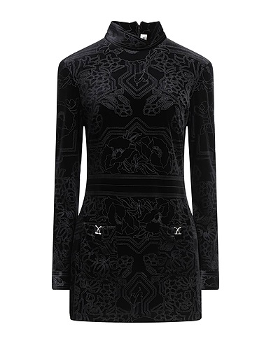 LEONARD Paris Short dress Black 90% Polyester, 10% Elastane