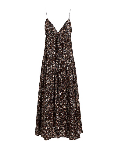 MATTEAU Long dress Black 100% Organic cotton