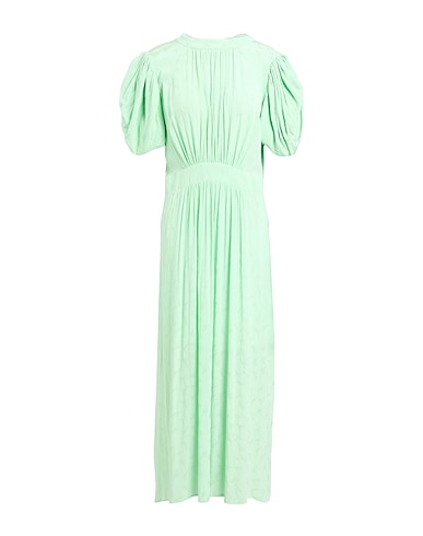 ROTATE BIRGER CHRISTENSEN Maxi dresses VERDE CHIARO 100% Viscose