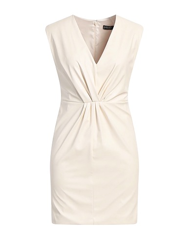 LIU •JO Sheath dress Ivory 100% Polyester