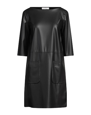 MAX MARA Short dress LEISURE Black 100% Polyester, Polyurethane resin