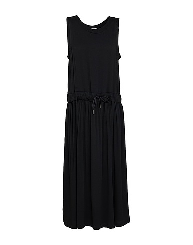 FABIANA FILIPPI Vestito midi Nero 57% Acetato, 43% Seta