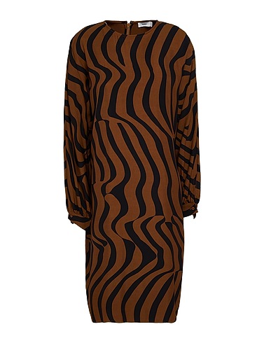 CLOSED Midi-Kleid Khaki 100% Viskose
