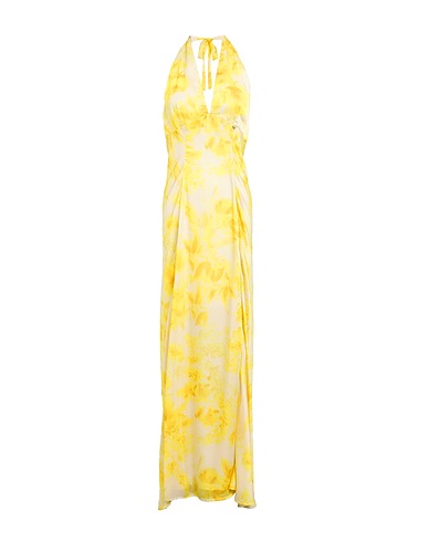 LIU •JO Long dress Yellow 100% Polyester