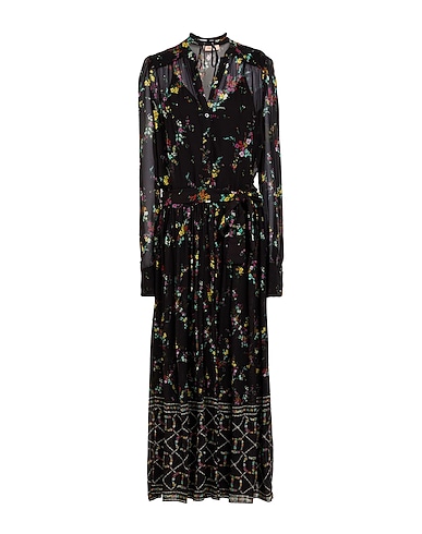 TWINSET Midi dress Black 100% Polyester
