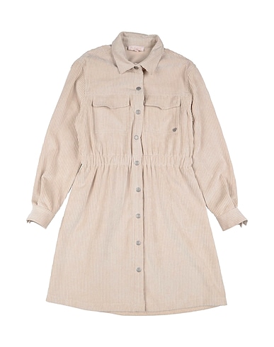 PLEASE Robe BEIGE 85% Polyester, 12% Polyamide, 3% Élasthanne