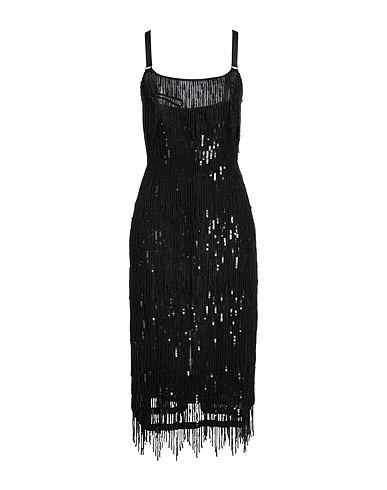 ELISABETTA FRANCHI Midi dress Black 100% Viscose