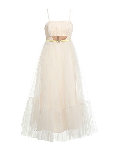 TASSOS MITROPOULOS Midi dress Beige 100% PES