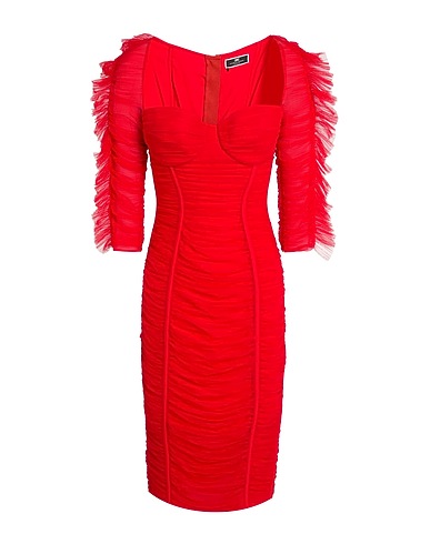 ELISABETTA FRANCHI Midi dress Red 100% Polyamide