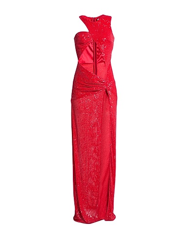 ELISABETTA FRANCHI Elegant dress Red 90% Polyester, 10% Elastane