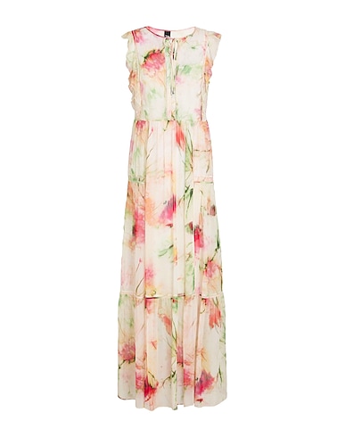 BOSS Long dress Light green 100% Viscose