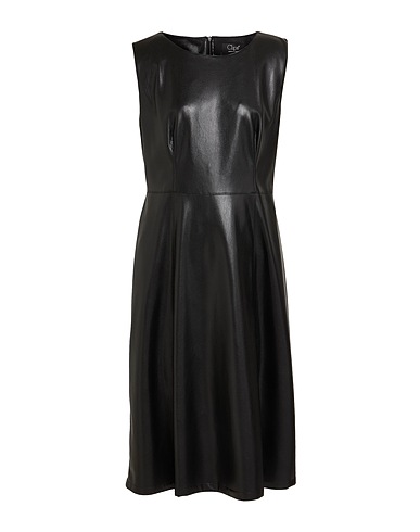 CLIPS Midi dress Black 65% Polyester, 35% Polyurethane