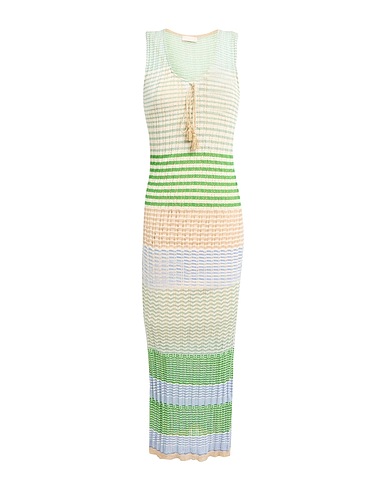 LIU •JO Midi dress Ivory 85% Viscose, 8% Polyester, 7% Polyamide