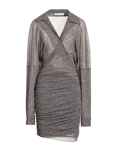 PHILOSOPHY di LORENZO SERAFINI Sheath dress Grey 100% Polyamide
