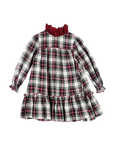 LA STUPENDERIA DRESSES Burgundy 100% Cotton