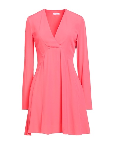 PATRIZIA PEPE Short dress Coral 100% Viscose