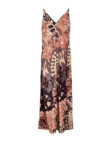 OTTOD'AME Long dress Sand 100% Polyester