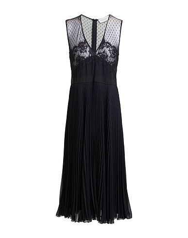 ERMANNO FIRENZE Midi dress Black 100% Polyester, Polyamide