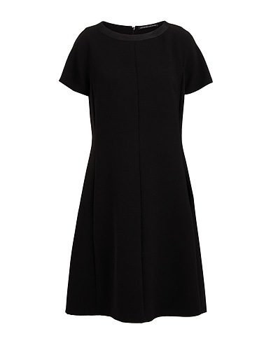 BOTONDI COUTURE Short dress Black 65% Acetate, 33% Polyester, 2% Elastane