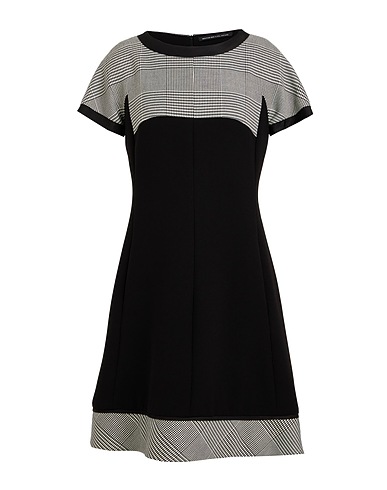 BOTONDI COUTURE Short dress Black 65% Acetate, 33% Polyester, 2% Elastane