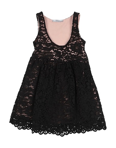 NAÌDA Vestito Nero 48% Viscosa, 39% Cotone, 13% Nylon