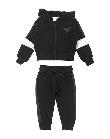 SIVIGLIA WHITE Βρεφικό σύνολο  Μαύρο 100% Βαμβάκι