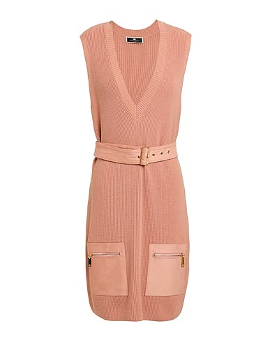 ELISABETTA FRANCHI Sheath dress Blush 52% Viscose, 35% Acrylic, 13% Polyester, Elastane