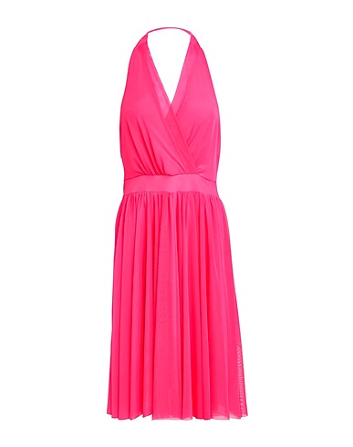 WHITE WISE Short dress Fuchsia 95% Polyester, 5% Elastane