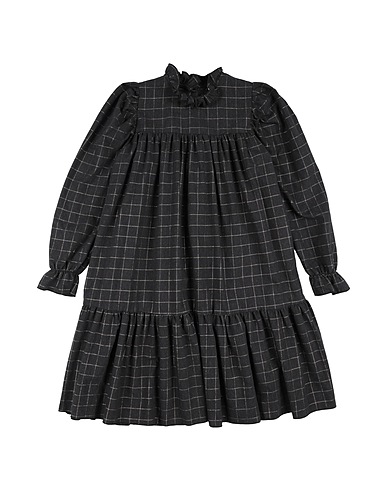 GIRO QUADRO Robe Gris anthracite 100% Coton