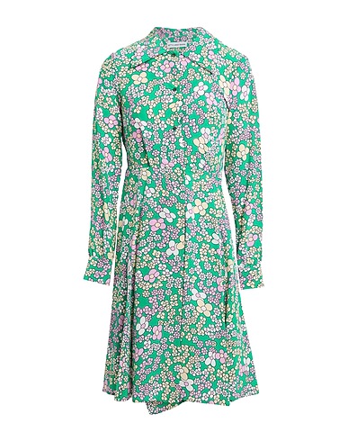 ATTIC AND BARN Hemdkleid Grün 68% Viskose, 32% Seide