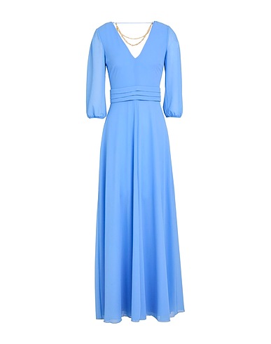 PATRIZIA PEPE Long dress Pastel blue 100% Polyester