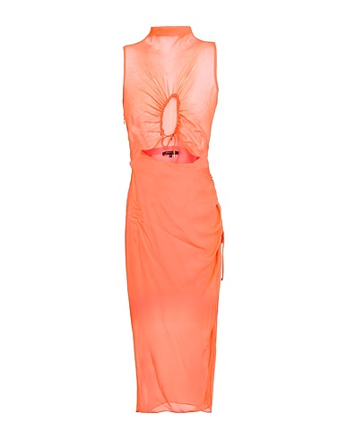 PATRIZIA PEPE Vestito lungo Arancione 100% Viscosa