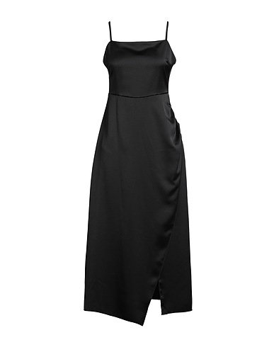 DIXIE Midi dress Black 100% Polyester