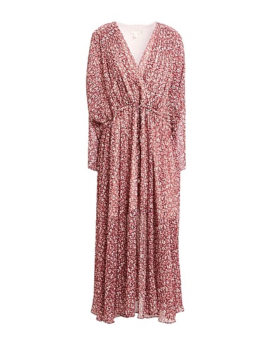 TED BAKER Midi dress Burgundy 100% Polyester