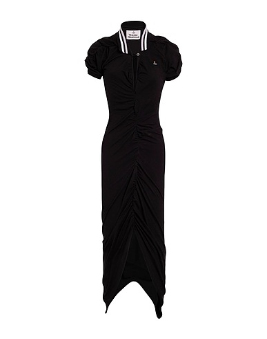 VIVIENNE WESTWOOD Midi dress Black 100% Organic cotton