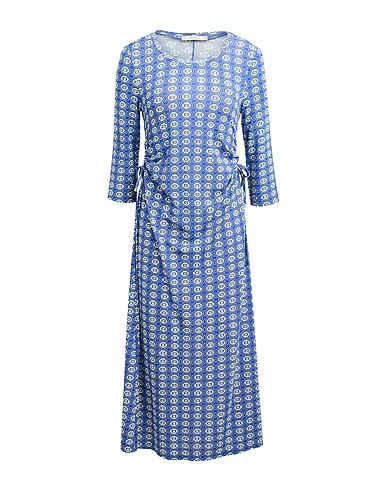 MALÌPARMI Midi dress BLU 92% Viscose, 8% Elastane